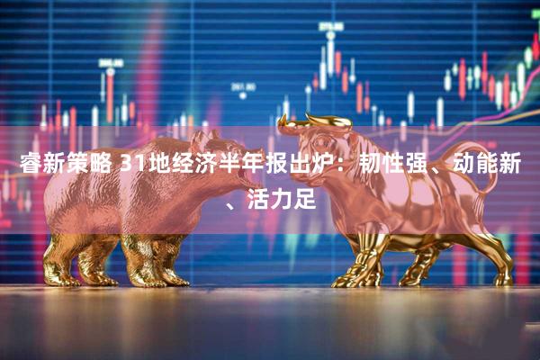 睿新策略 31地经济半年报出炉：韧性强、动能新、活力足